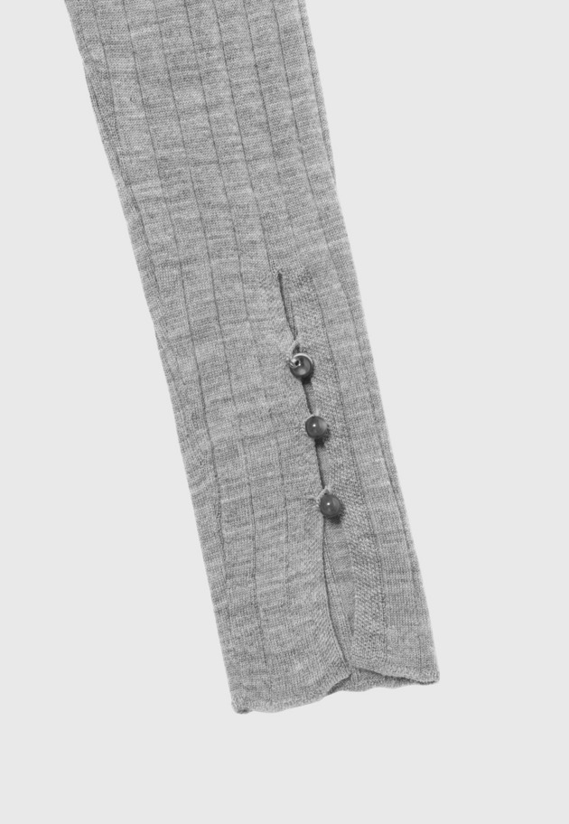 HIGH GAUGE RIB TURTLE NECK / ハイゲージリブタートルネック 詳細画像 Gray 5