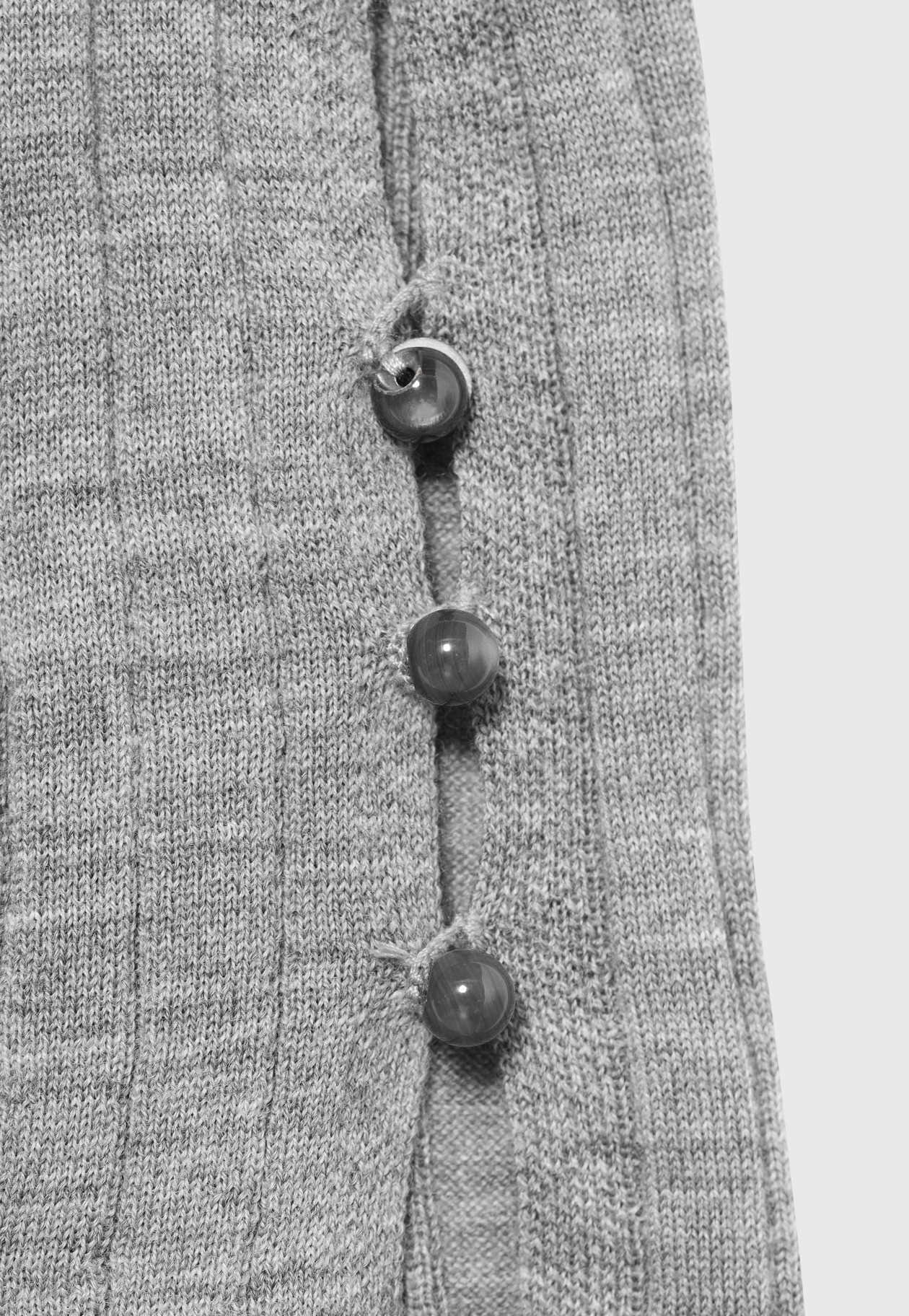 HIGH GAUGE RIB TURTLE NECK / ハイゲージリブタートルネック 詳細画像 Gray 7