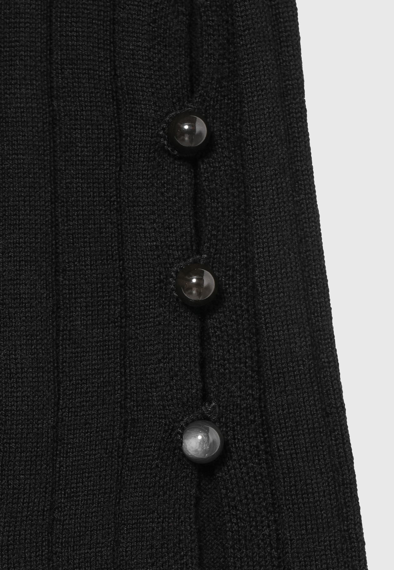 HIGH GAUGE RIB TURTLE NECK / ハイゲージリブタートルネック 詳細画像 Black 2