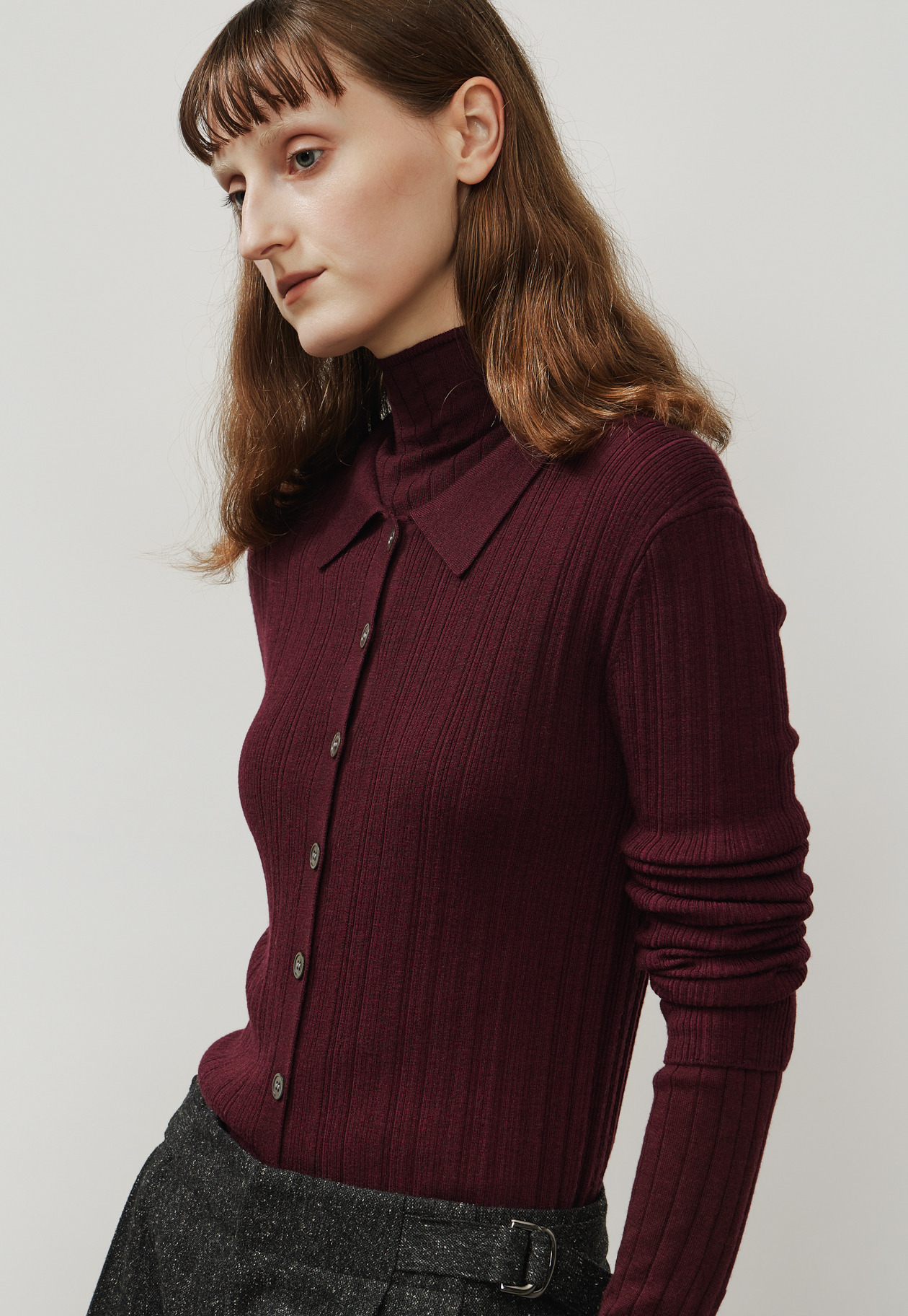 HIGH GAUGE RIB TURTLE NECK / ハイゲージリブタートルネック 詳細画像 Brd 5