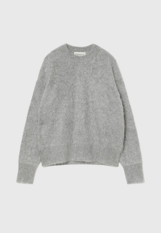 CASHMERE FUR CREW NECK / カシミヤファークルーネック