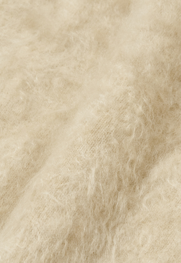 CASHMERE FUR CREW NECK / カシミヤファークルーネック 詳細画像 Beige 6