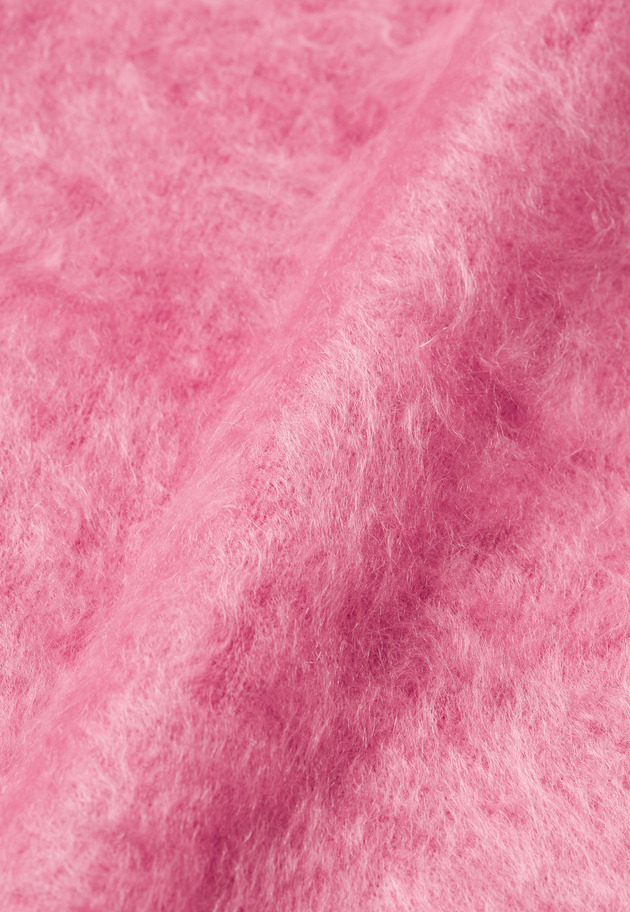 CASHMERE FUR CREW NECK / カシミヤファークルーネック 詳細画像 Pink 6