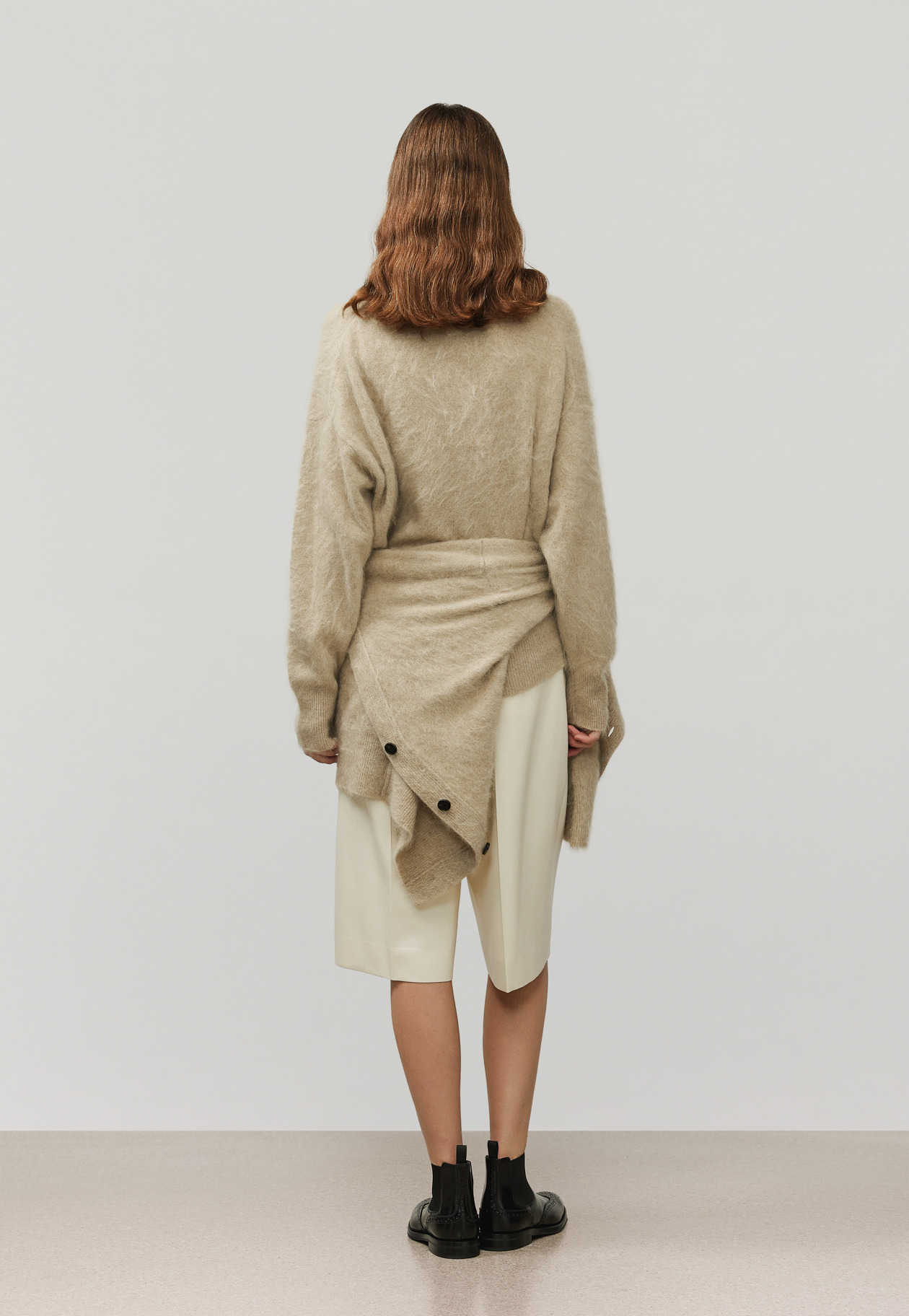 CASHMERE FUR CREW NECK / カシミヤファークルーネック 詳細画像 Beige 3
