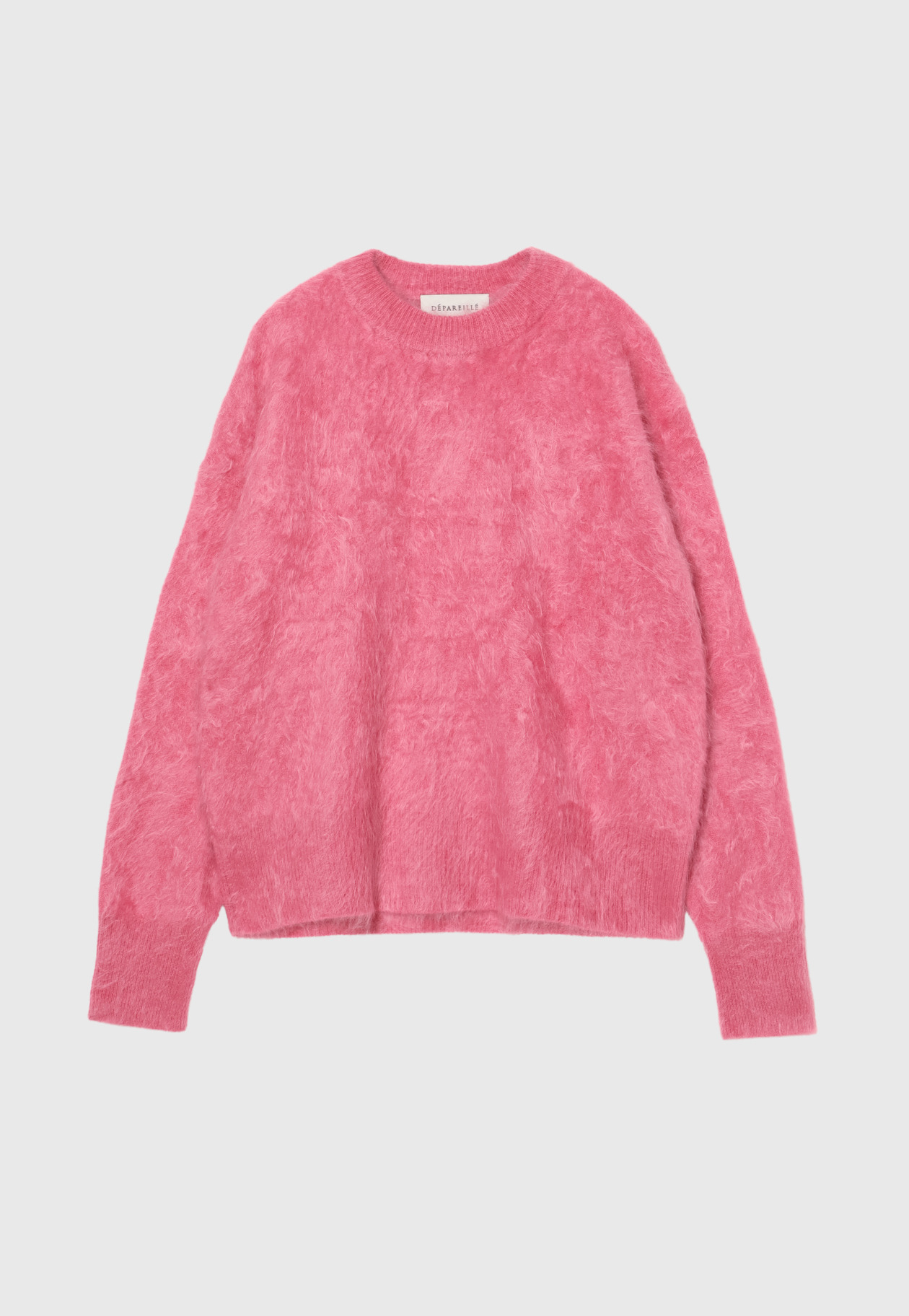 CASHMERE FUR CREW NECK / カシミヤファークルーネック 詳細画像 Pink 3