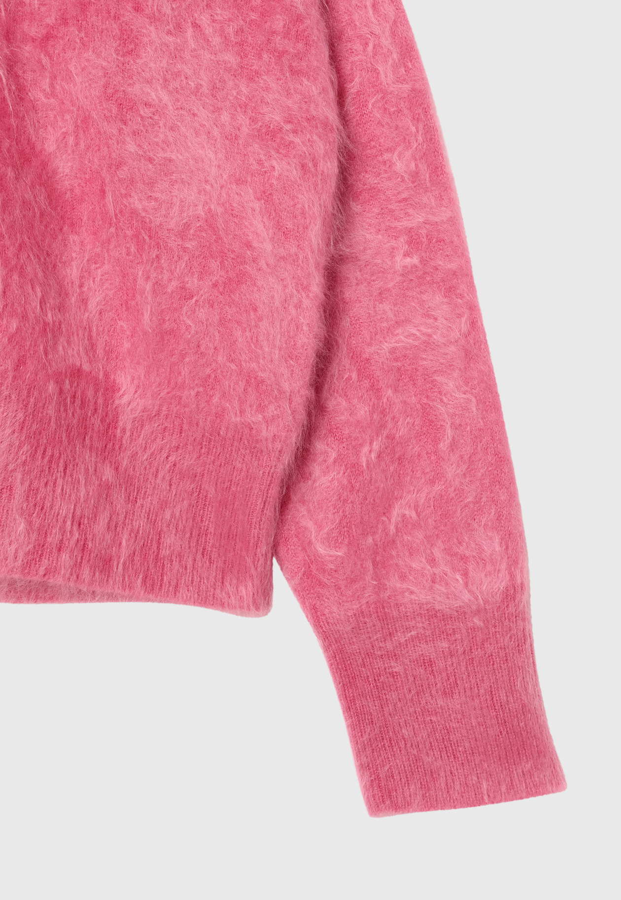CASHMERE FUR CREW NECK / カシミヤファークルーネック 詳細画像 Pink 5