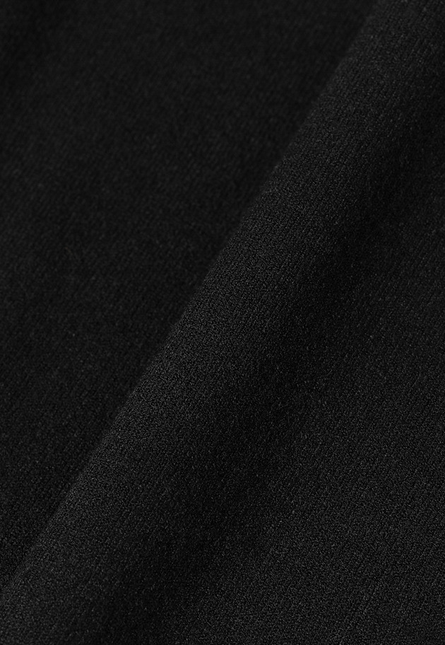 WASHABLE LOGO CREW NECK / ウォッシャブルロゴクルーネック 詳細画像 Black 2