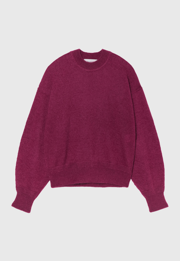 MOHAIR COTTON CREW NECK / モヘヤコットンクルーネック 詳細画像 Brd 1
