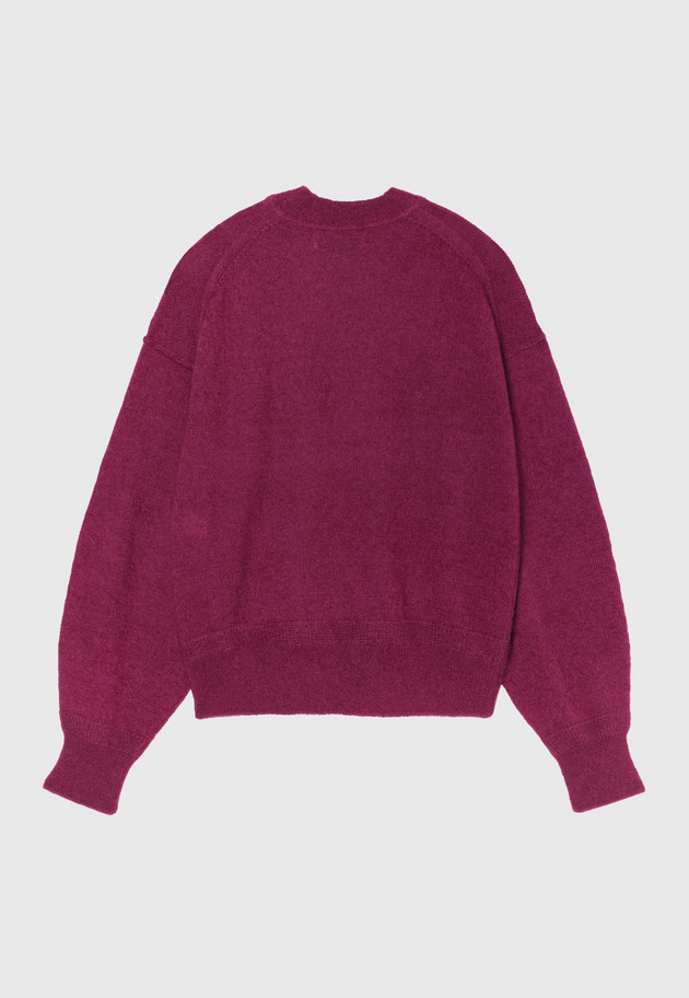 MOHAIR COTTON CREW NECK / モヘヤコットンクルーネック 詳細画像 Brd 2