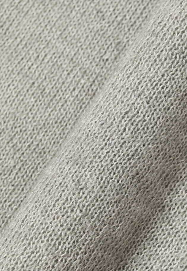 MOHAIR COTTON CREW NECK / モヘヤコットンクルーネック 詳細画像 L.GY 2