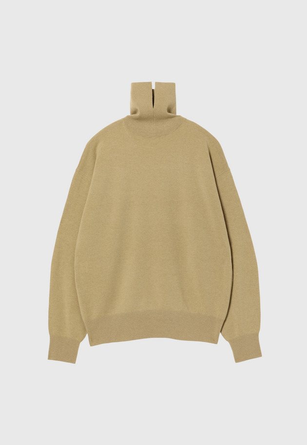 WOOLEN YARN TURTLE NECK / ウールンヤーンタートルネック 詳細画像 Beige 2