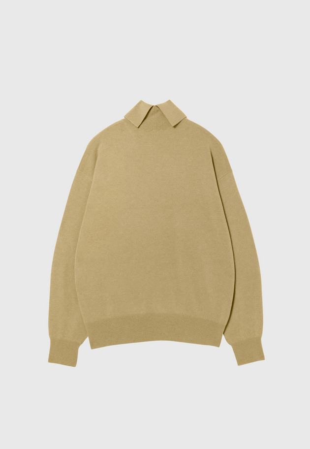 WOOLEN YARN TURTLE NECK / ウールンヤーンタートルネック 詳細画像 Beige 7