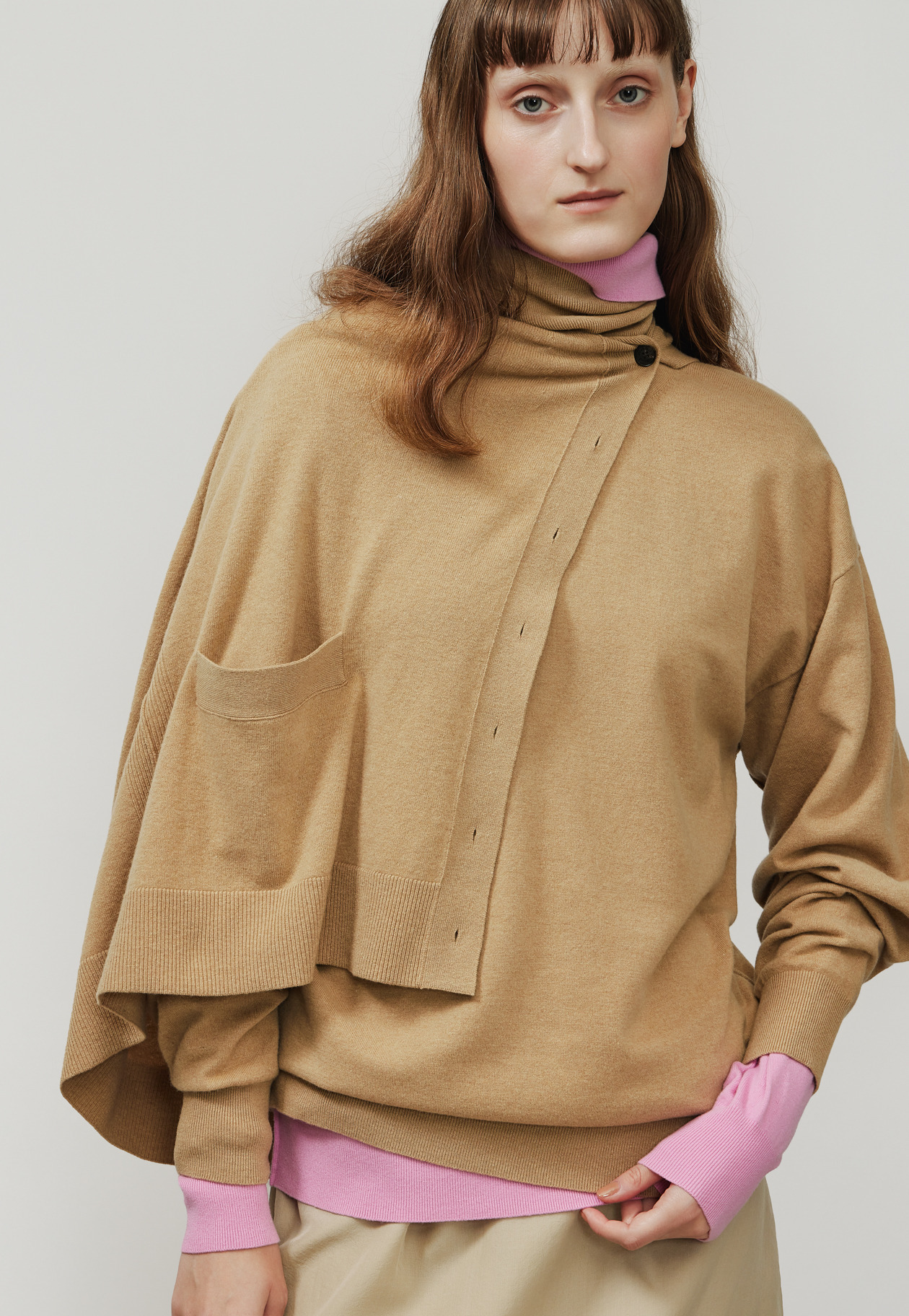 WOOLEN YARN TURTLE NECK / ウールンヤーンタートルネック 詳細画像 Beige 10