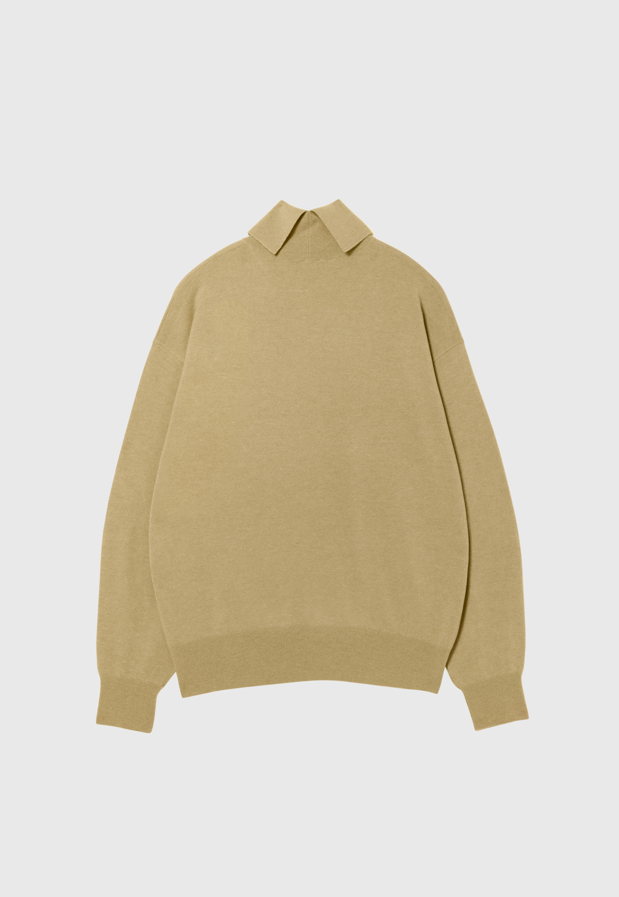 WOOLEN YARN TURTLE NECK / ウールンヤーンタートルネック 詳細画像 Beige 7
