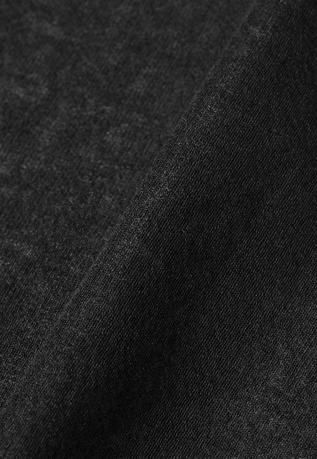 RAMIE SHEER CREW NECK / ラミーシアークルーネック 詳細画像 Black 2