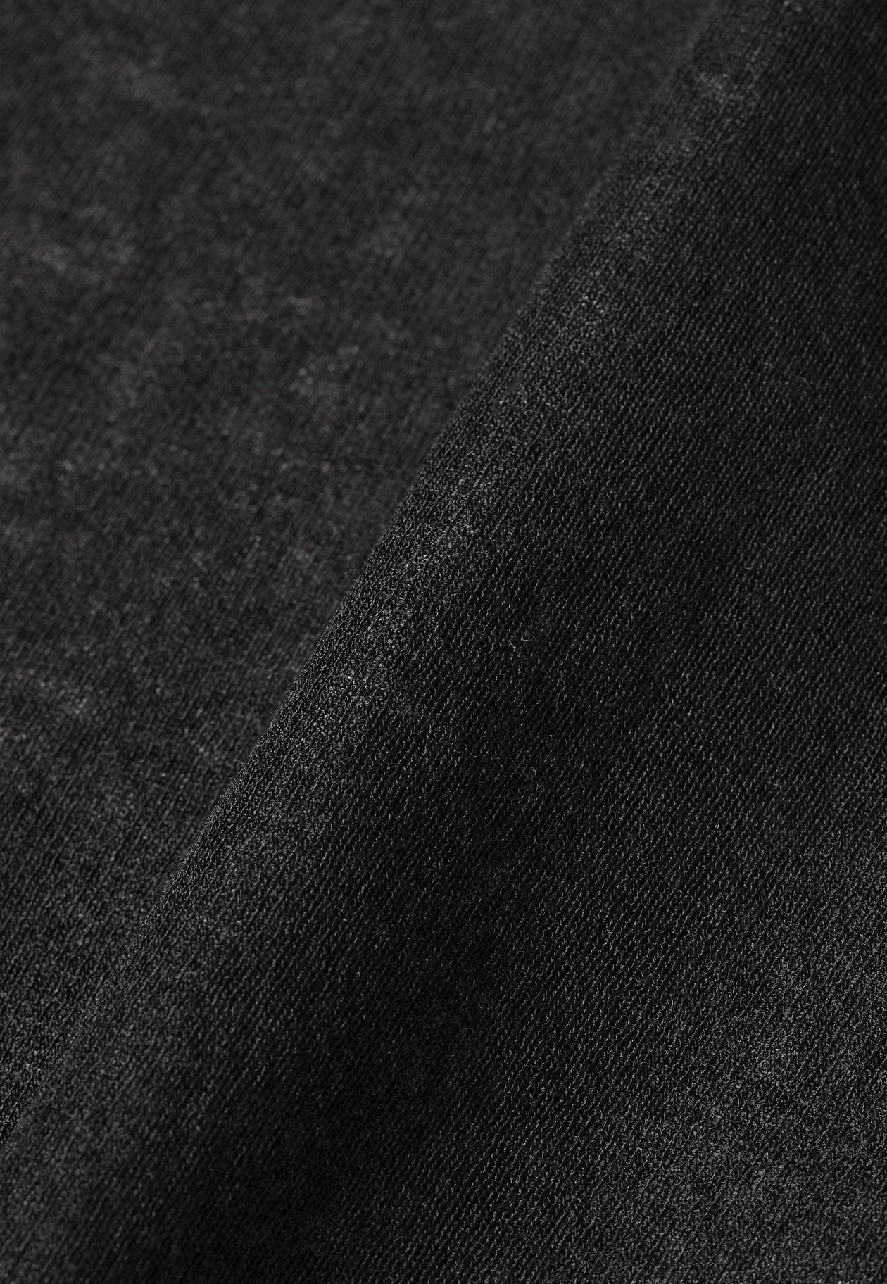 RAMIE SHEER CREW NECK / ラミーシアークルーネック 詳細画像 Black 2