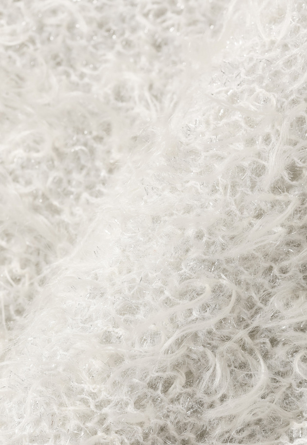 MOHAIR GLITTER SHAGGY V NECK / モヘヤグリッターシャギーVネック 詳細画像 OW 2