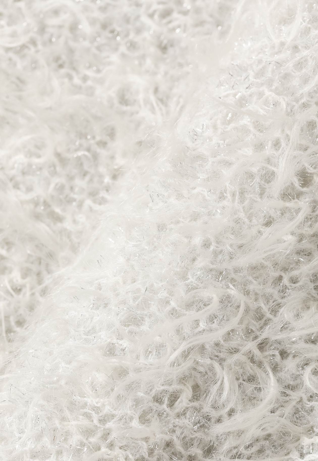 MOHAIR GLITTER SHAGGY V NECK / モヘヤグリッターシャギーVネック 詳細画像 OW 2