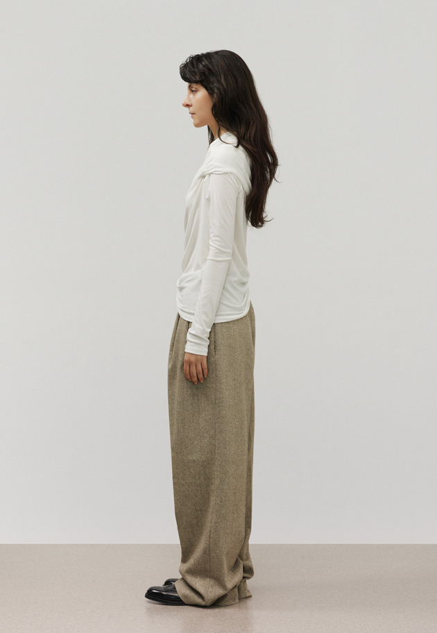LYOCELL BARE OFF-SHOULDER / リヨセルベアオフショルダー 詳細画像 OW 3