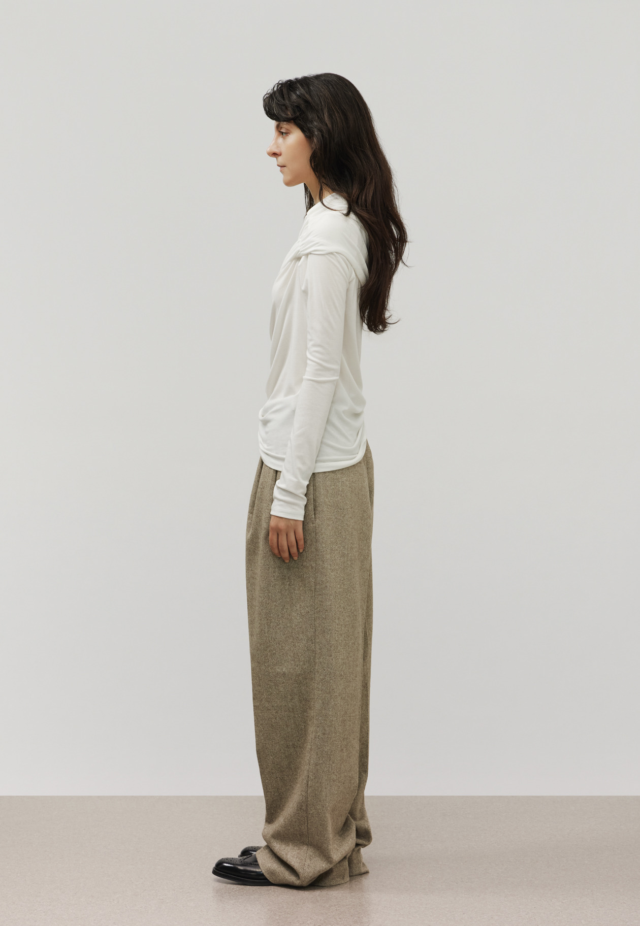 LYOCELL BARE OFF-SHOULDER / リヨセルベアオフショルダー 詳細画像 OW 3