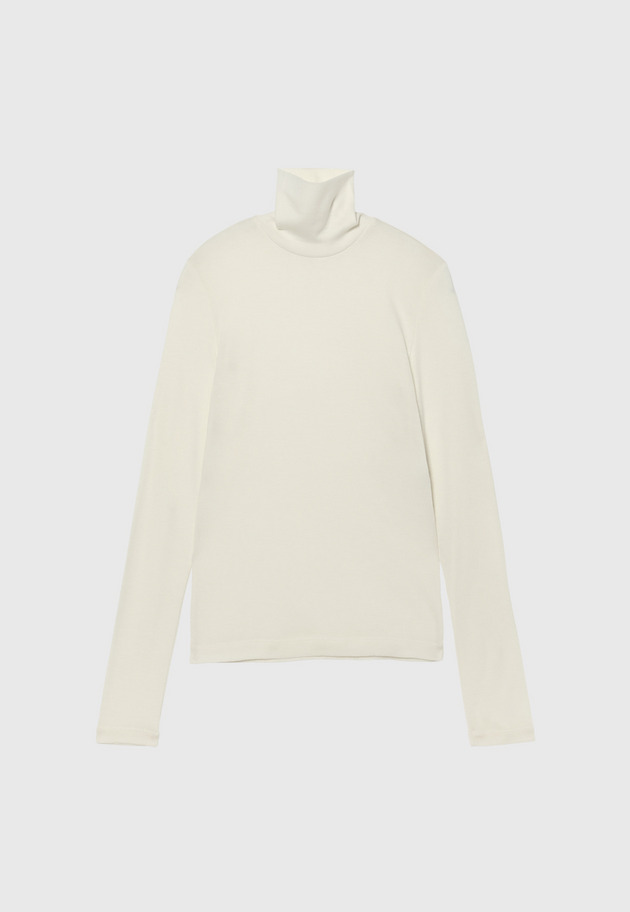 WOOL JERSEY TURTLE / ウールジャージータートル 詳細画像 OW 1