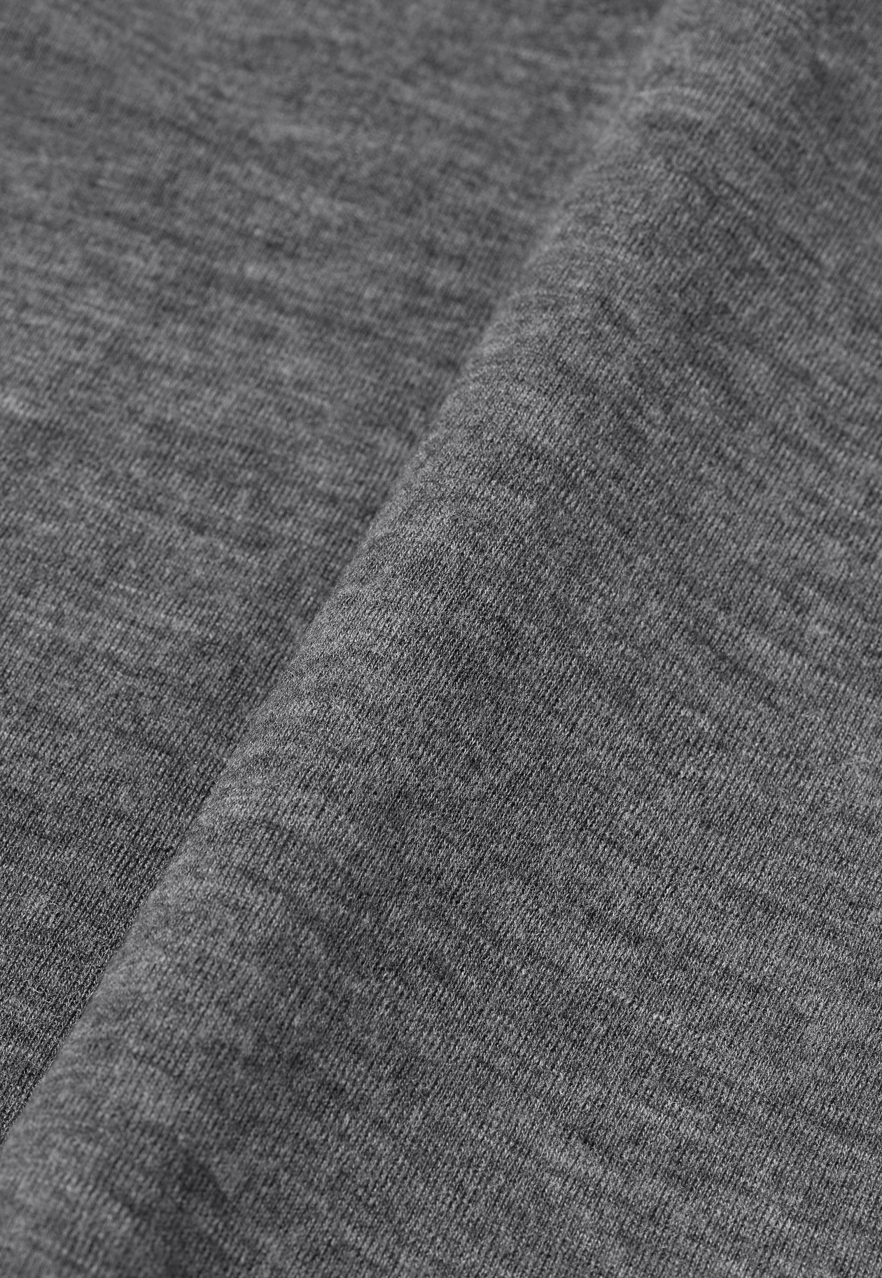 WOOL JERSEY TURTLE / ウールジャージータートル 詳細画像 Gray 5