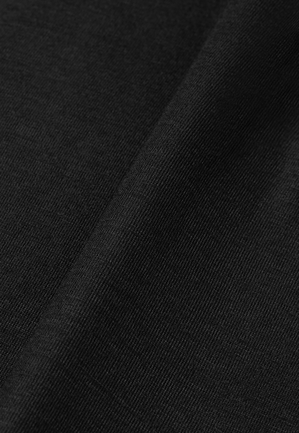 WOOL JERSEY TURTLE / ウールジャージータートル 詳細画像 Black 2