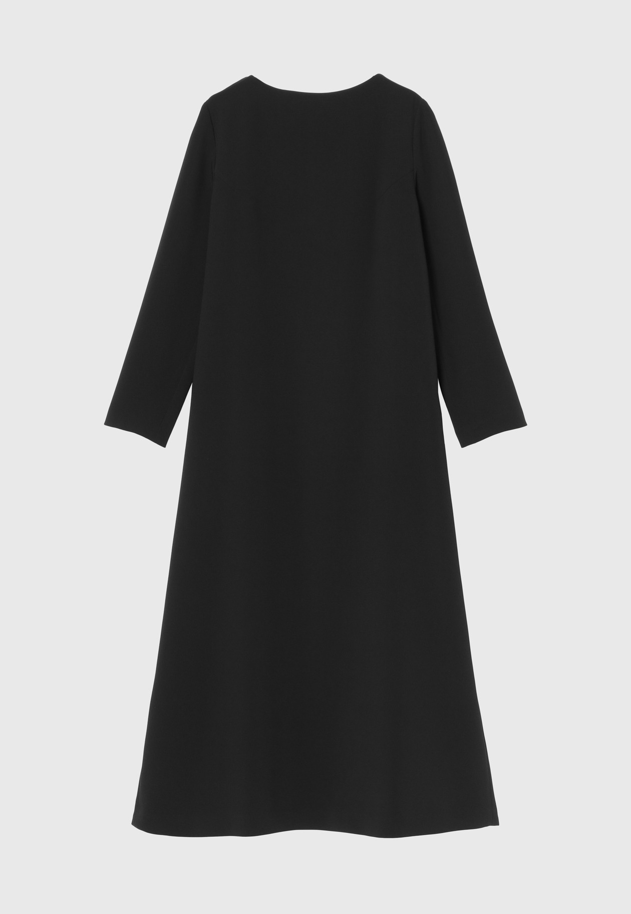 GEORGETTE LONG SLEEVE DRESS 詳細画像 Black 4