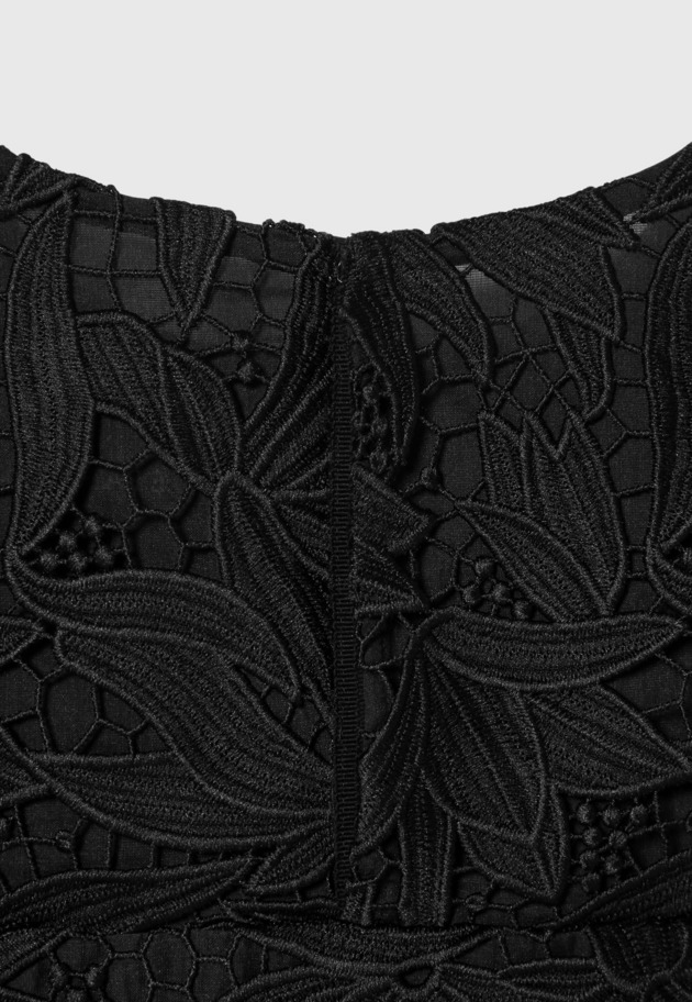 BOTANICAL LACE BLOUSE / ボタニカルレースブラウス 詳細画像 Black 5