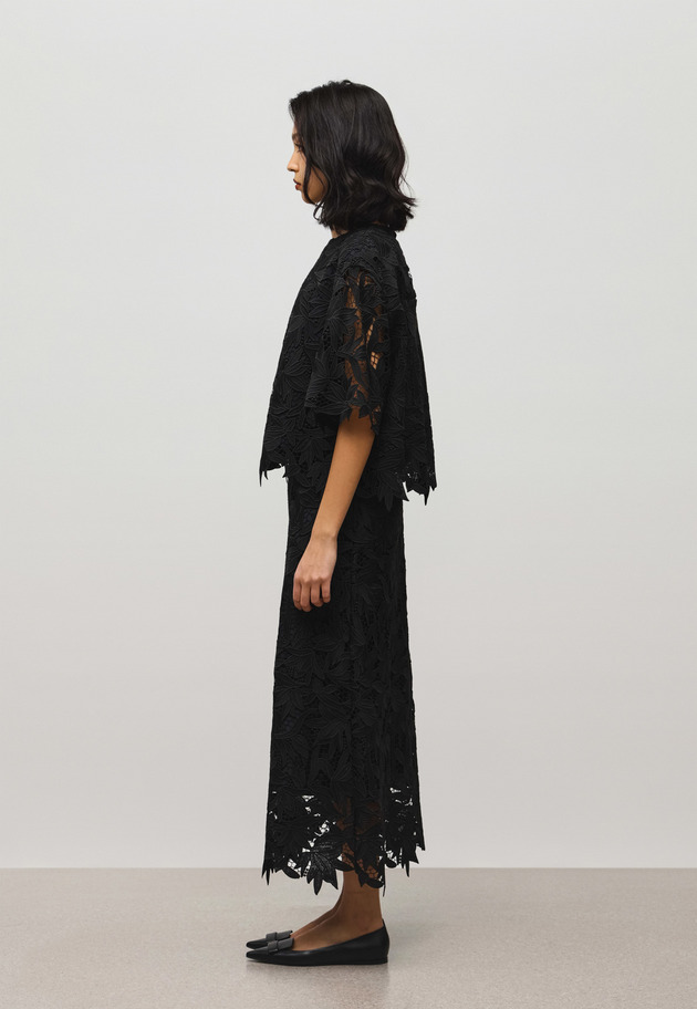 BOTANICAL LACE BLOUSE / ボタニカルレースブラウス 詳細画像 Black 9