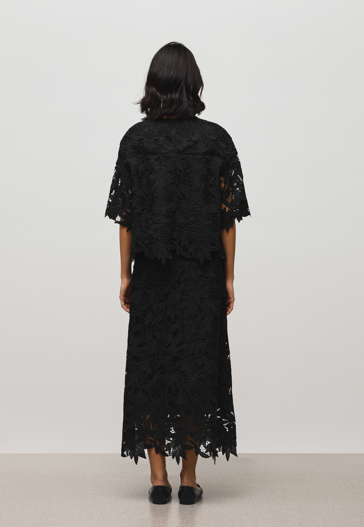 BOTANICAL LACE BLOUSE / ボタニカルレースブラウス 詳細画像 Black 10