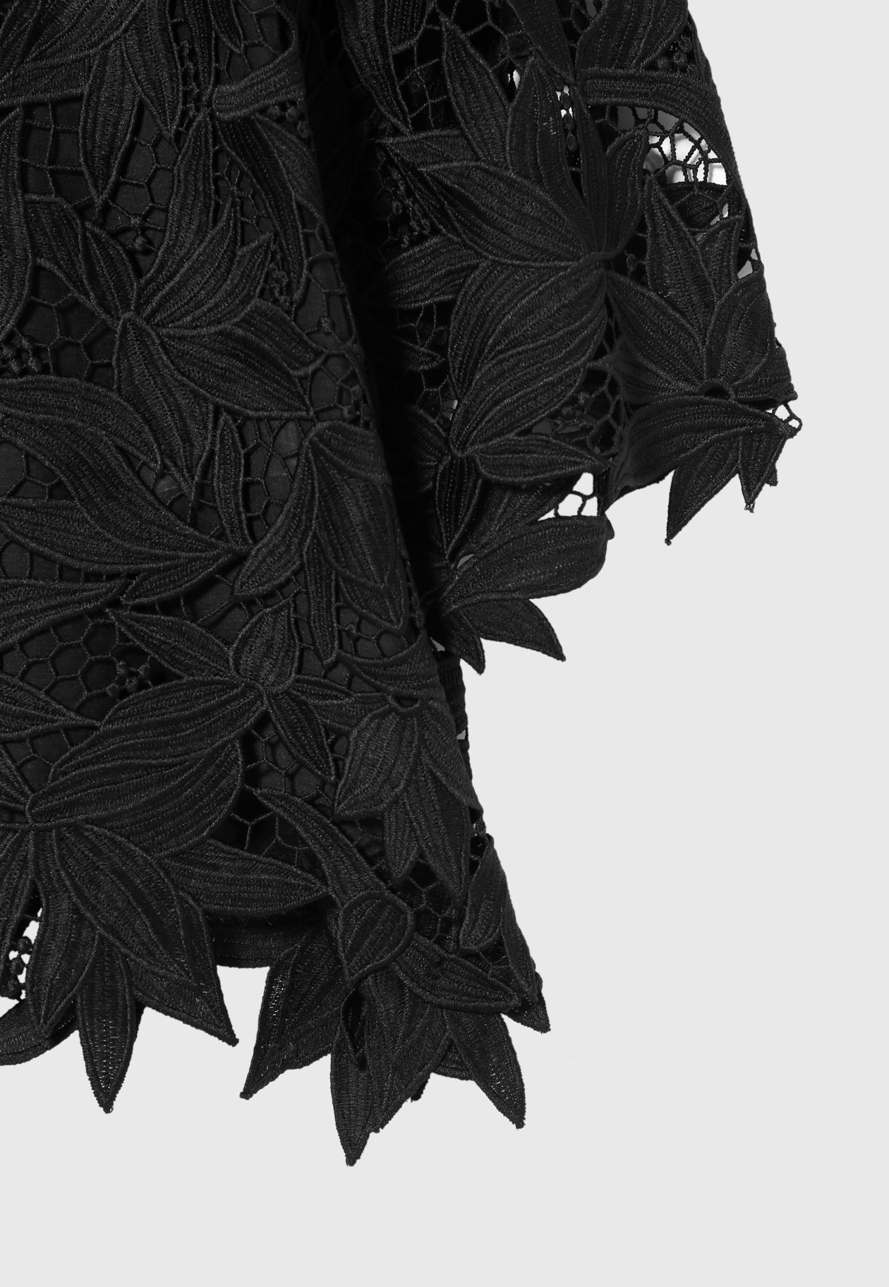 BOTANICAL LACE BLOUSE / ボタニカルレースブラウス 詳細画像 Black 4