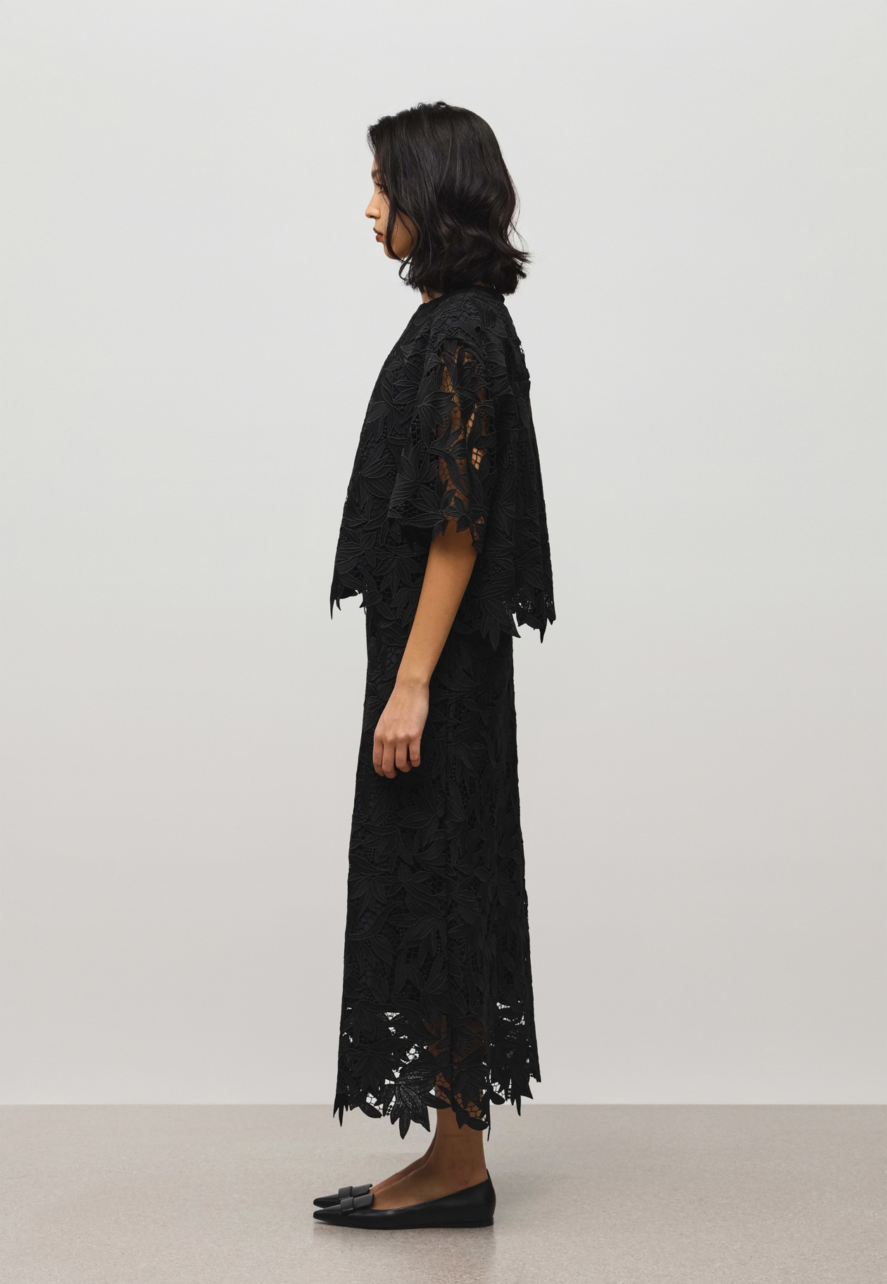 BOTANICAL LACE BLOUSE / ボタニカルレースブラウス 詳細画像 Black 9