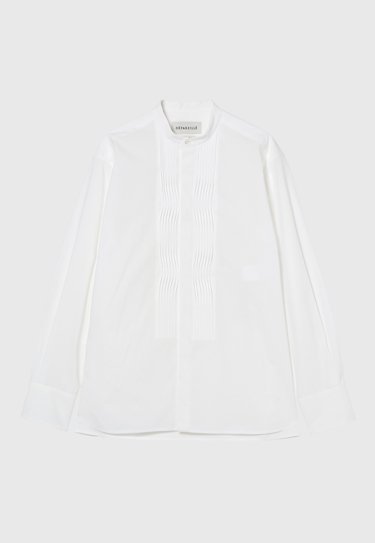 TYPEWRITER BOSOM SHIRT 詳細画像 White 4