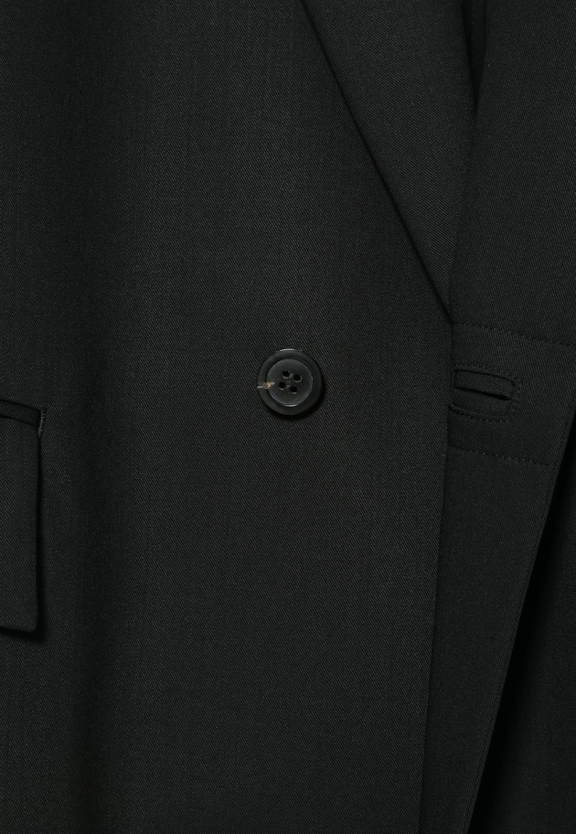 WOOL NYLON TWILL TAILORED JACKET 詳細画像 Black 10