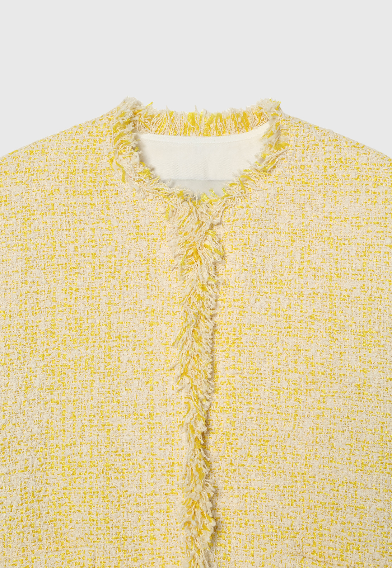 LILY YARN TWEED JACKET 詳細画像 Yellow 3