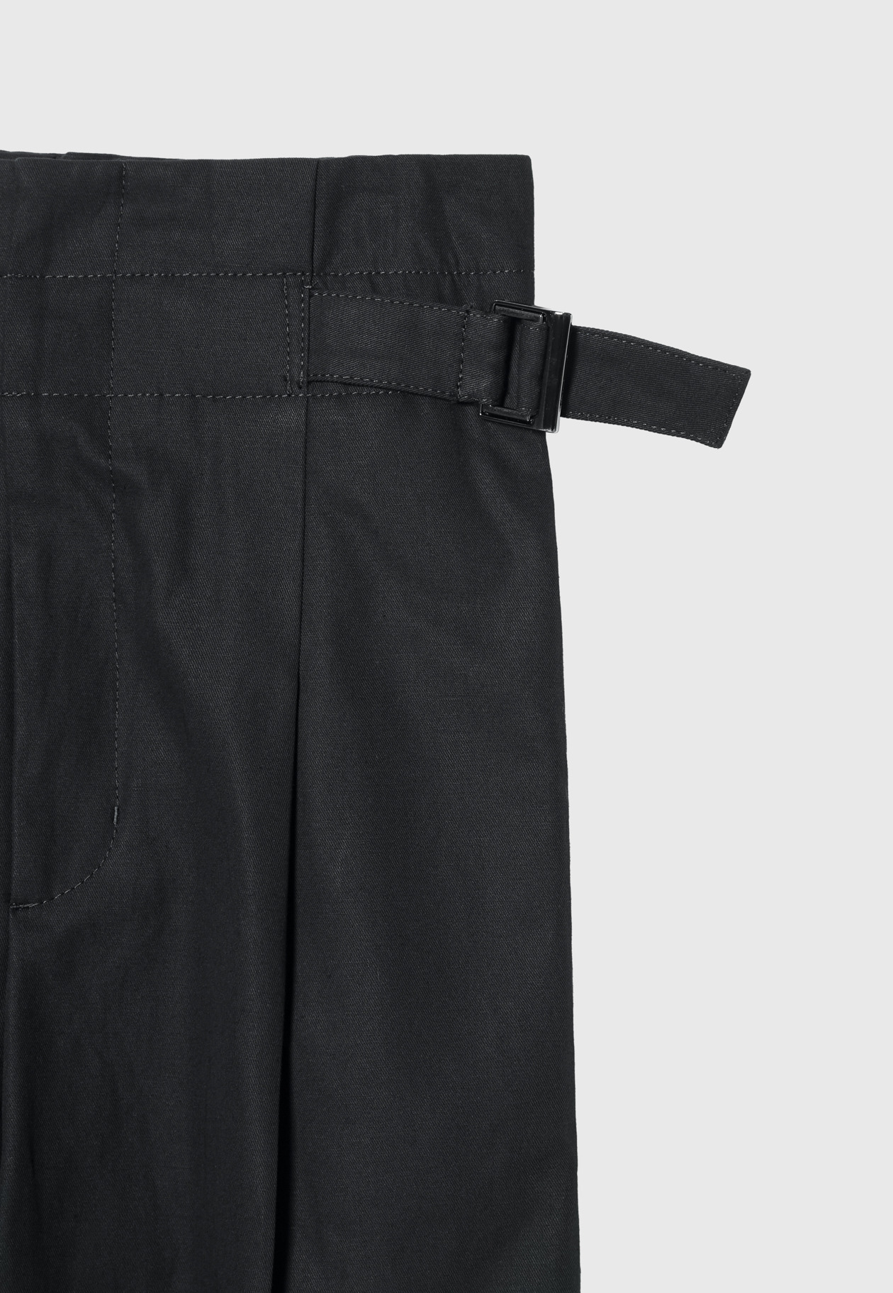 COTTON LINEN TWILL SUSPENDER PANTS 詳細画像 Navy 9