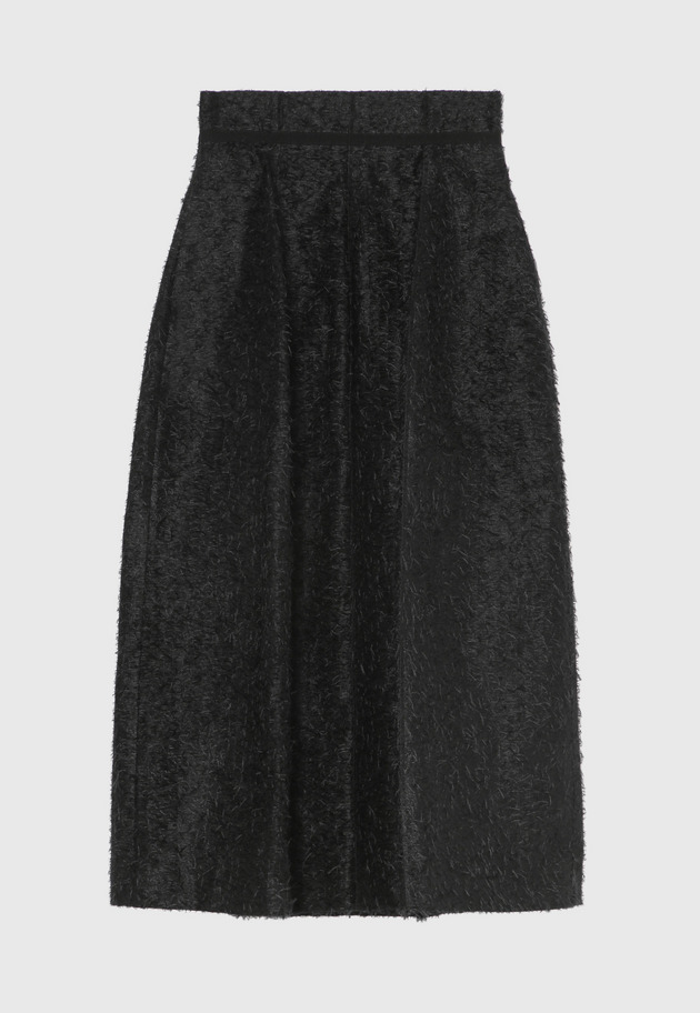 FRINGE JACQUARD SKIRT 詳細画像 Black 1