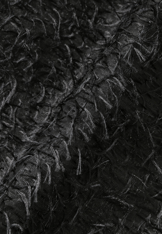 FRINGE JACQUARD SKIRT / フリンジジャガードスカート 詳細画像 Black 12