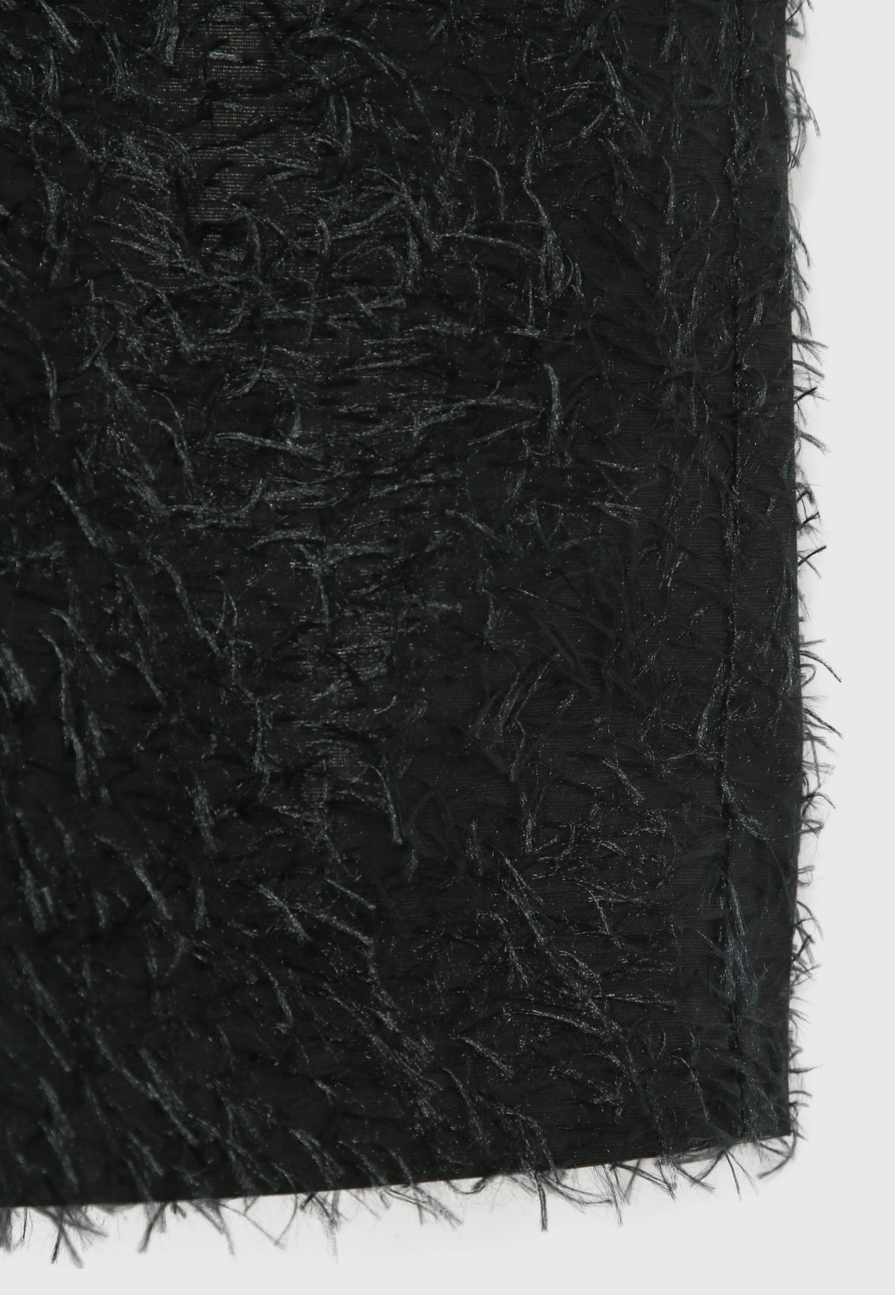 FRINGE JACQUARD SKIRT / フリンジジャガードスカート 詳細画像 Black 10
