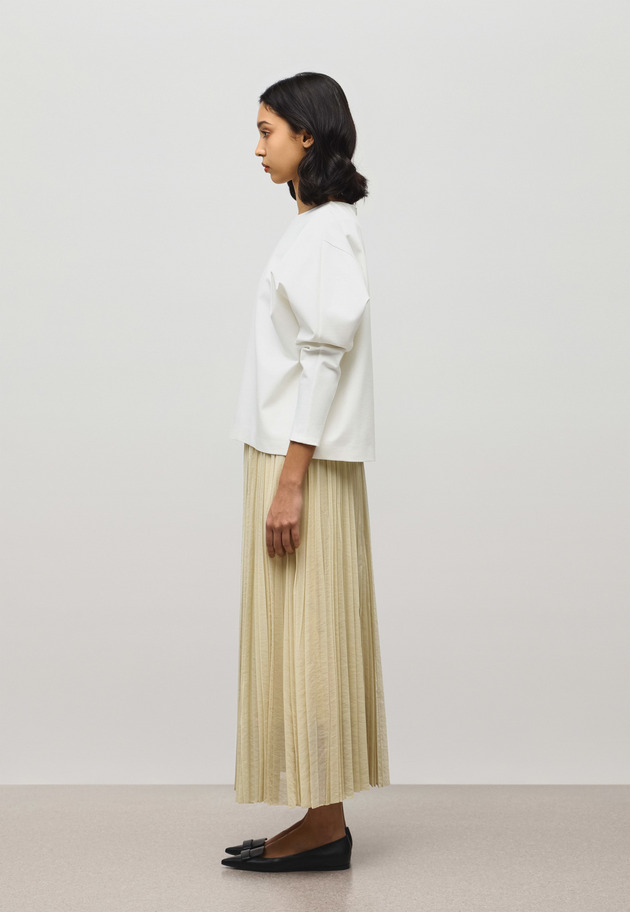 ORGANDY PLEATS SKIRT 詳細画像 Beige 2