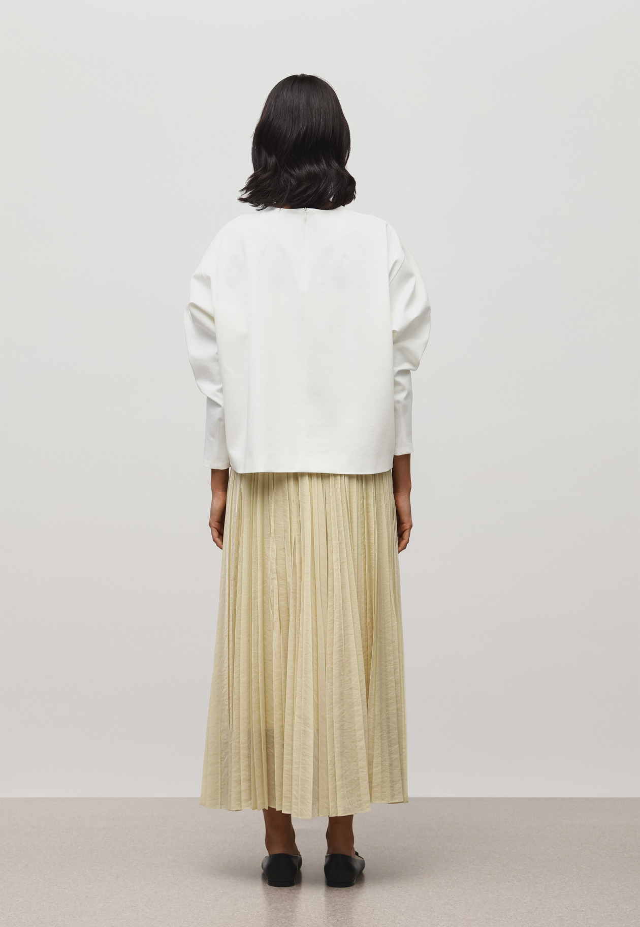 ORGANDY PLEATS SKIRT 詳細画像 Beige 3