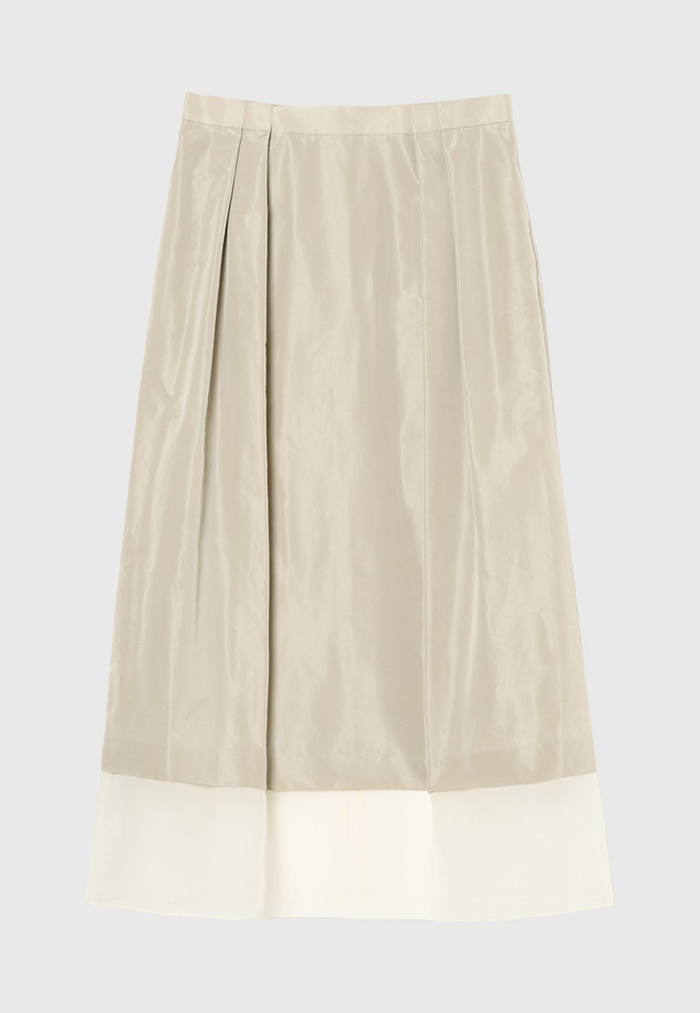 SILK ORGANDY SKIRT 詳細画像 Ivory 1