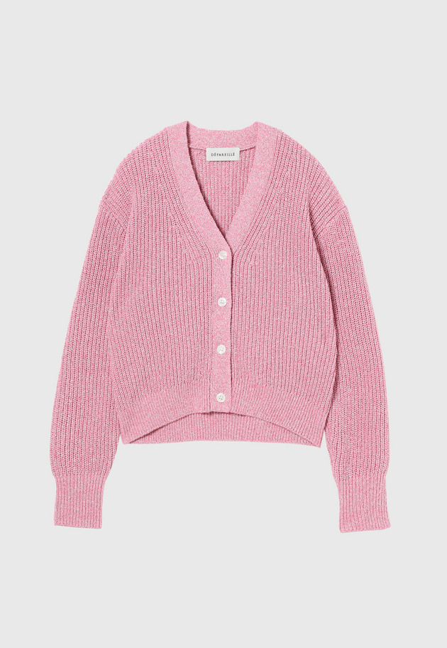 MIX LAME CARDIGAN 詳細画像 Pink 4