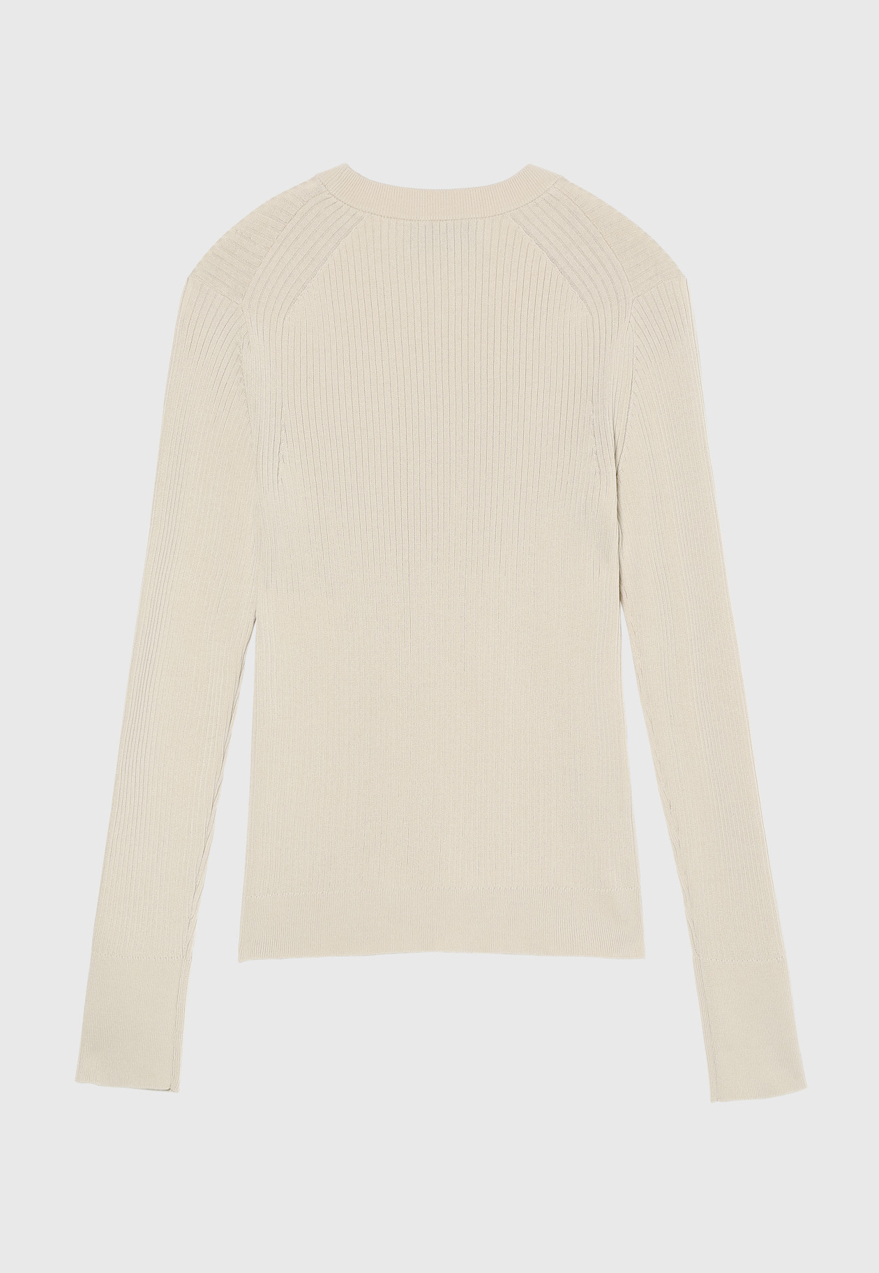 CO/SI RIB CREW NECK 詳細画像 Beige 2