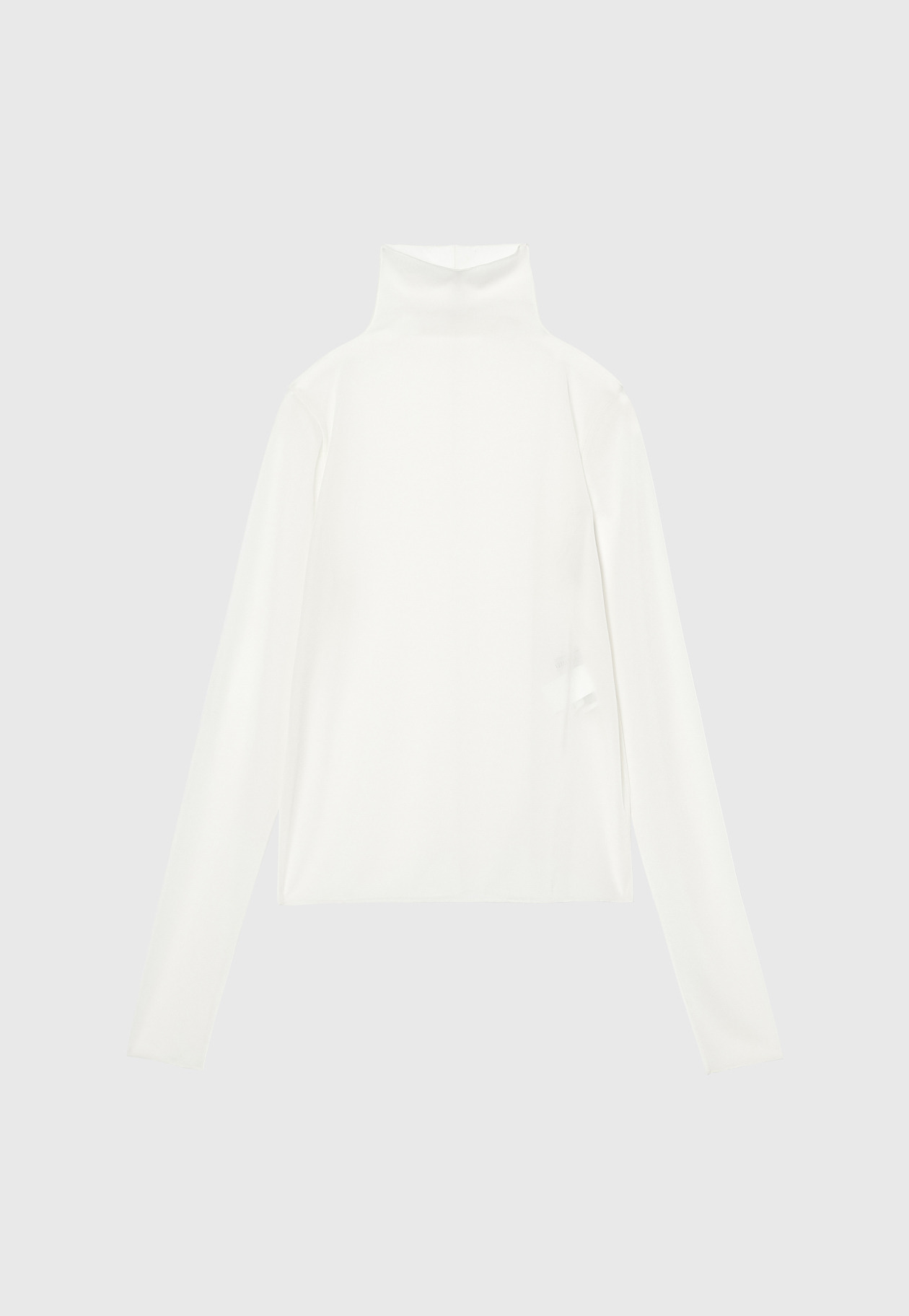 CHIFFON HIGH NECK TOPS / シフォンハイネックトップス 詳細画像 OW 5