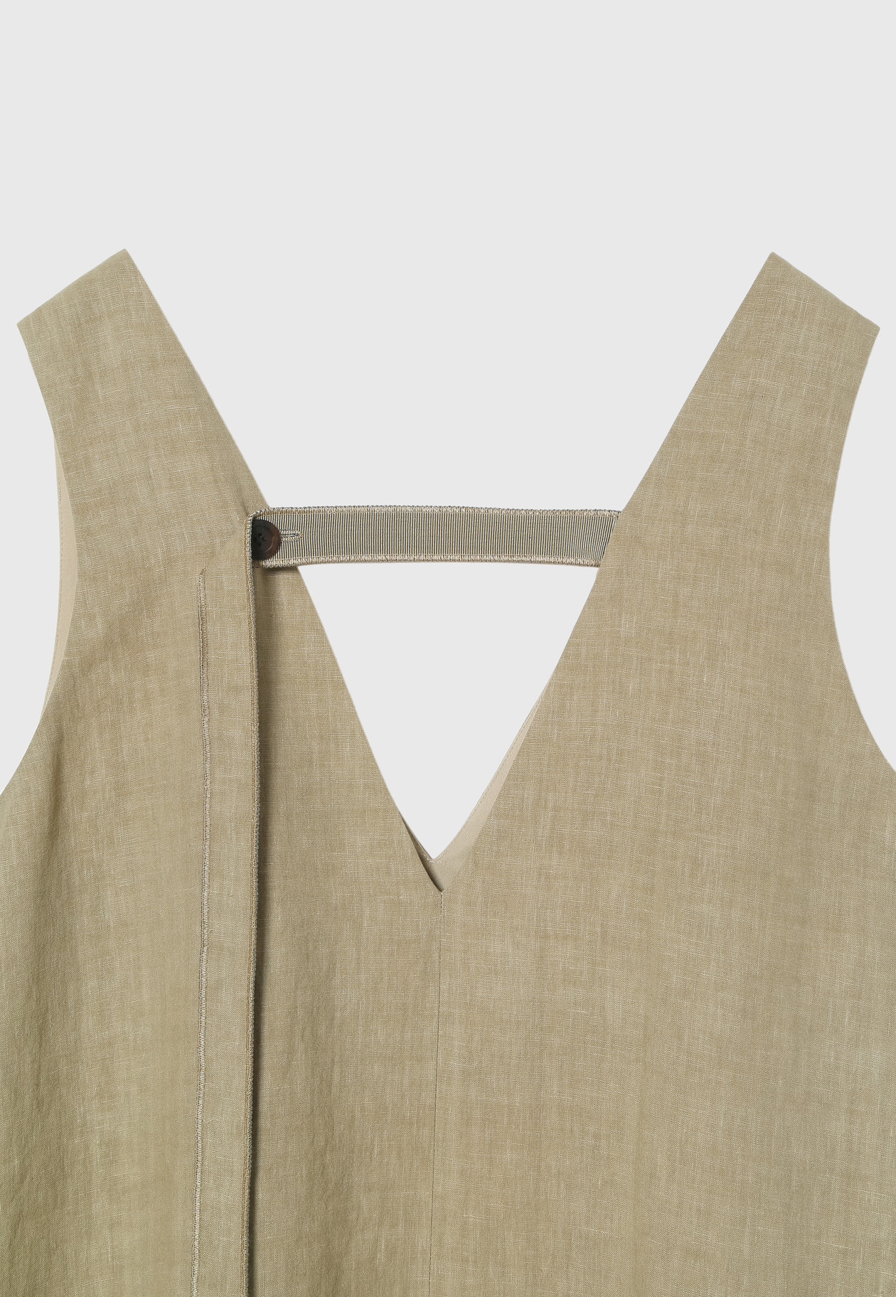 WASHER LINEN DRESS / ワッシャーリネンドレス 詳細画像 Beige 2
