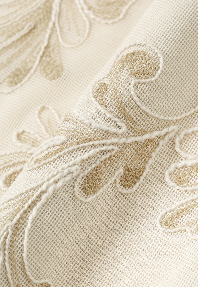 EMBROIDERY NO SLEEVE DRESS / エンブロイダリーノースリーブドレス 詳細画像 Beige 12