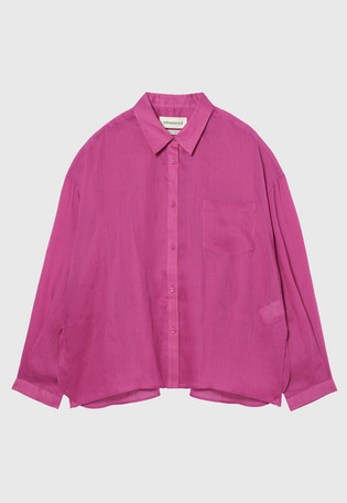 RAMIE REGULAR COLLAR SHIRT / ラミーレギュラーカラーシャツ