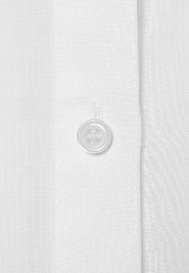RAMIE REGULAR COLLAR SHIRT / ラミーレギュラーカラーシャツ 詳細画像 White 2